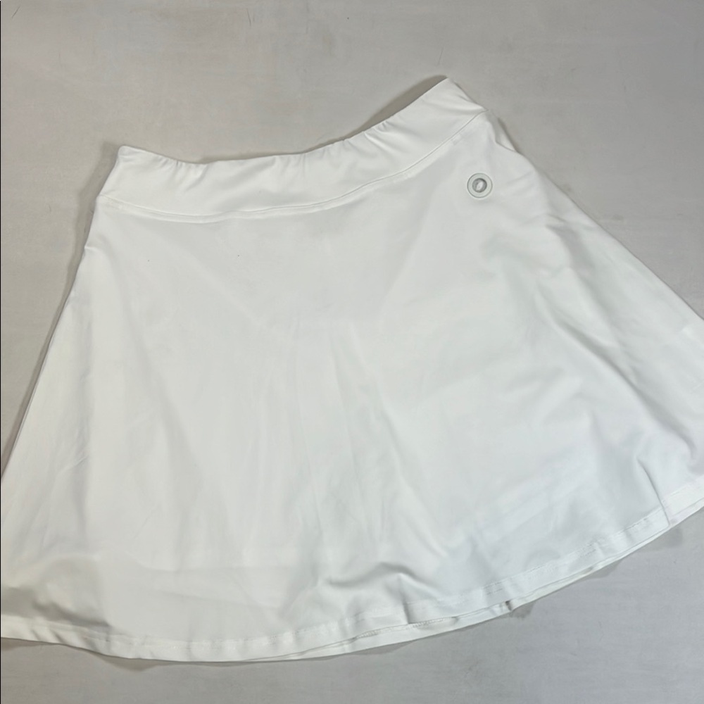Jack Smith White High-Rise Tennis Skort Pockets M